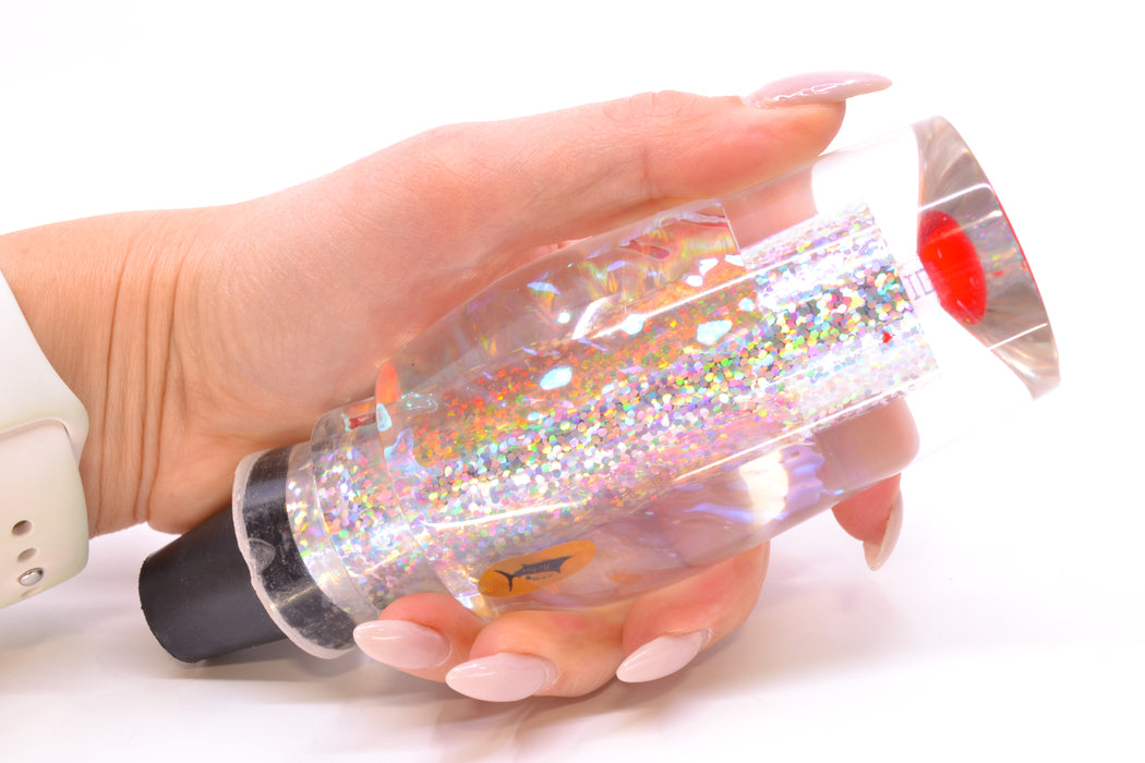 Aloha Lures Silver Rainbow Ice Dichro Kona Mongo 14" 8.7oz