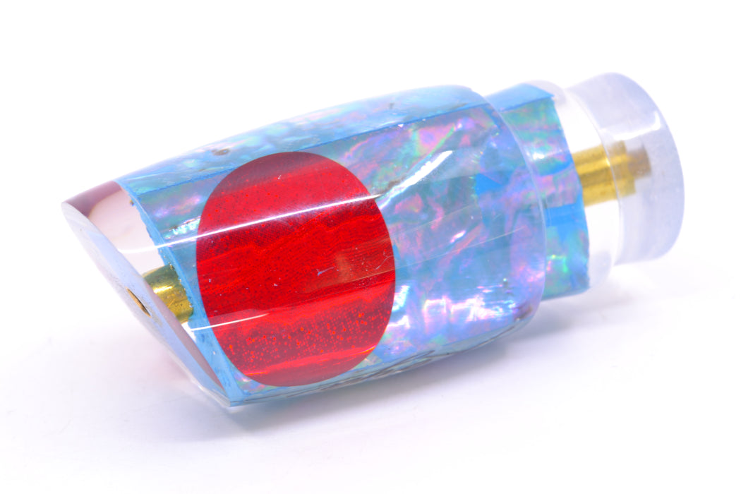 Koya Lures Ice Blue Awabi Red Eyes Small Poi Dog 10" 3oz
