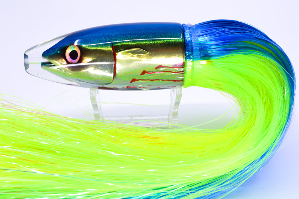 JB Signature Lures Bleeding Yellowfin Medium Barrel Bomb 9" 5.5oz Strobez