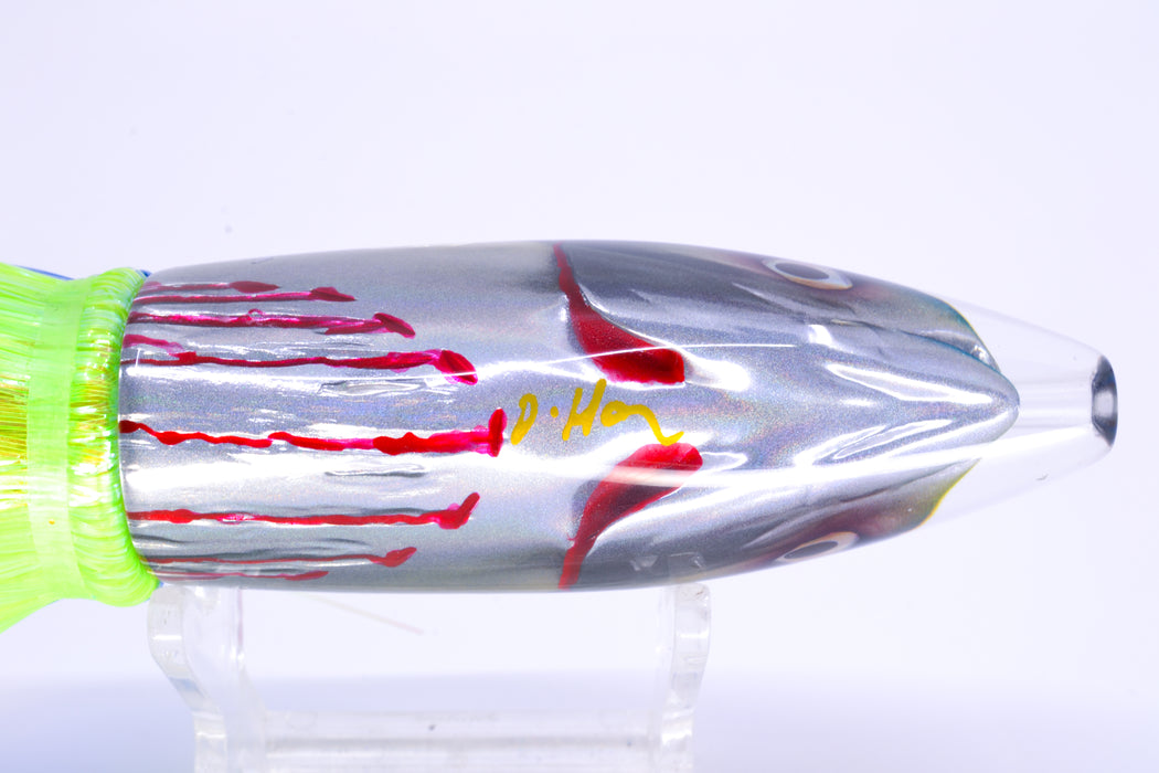 JB Signature Lures Bleeding Yellowfin Medium Barrel Bomb 9" 5.5oz Strobez