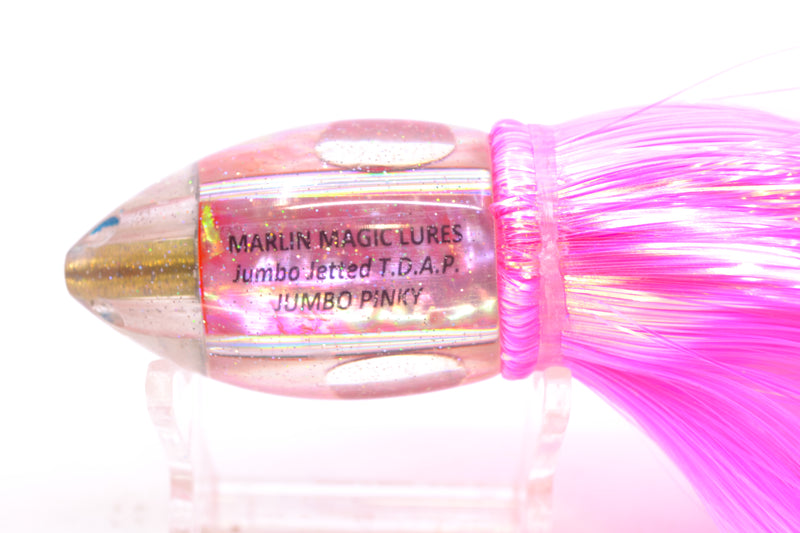 Marlin Magic Pink Awabi Jumbo Jetted Teardrop AP Bullet 9" 5.2oz Strobez Pink/White GZE