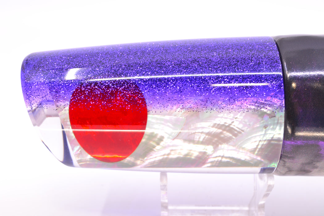 TANTRUM Lures White MOP Purple Back Red Eyes XXL Kaboom 16" 16oz FT Vinyl Purple Drip GZE