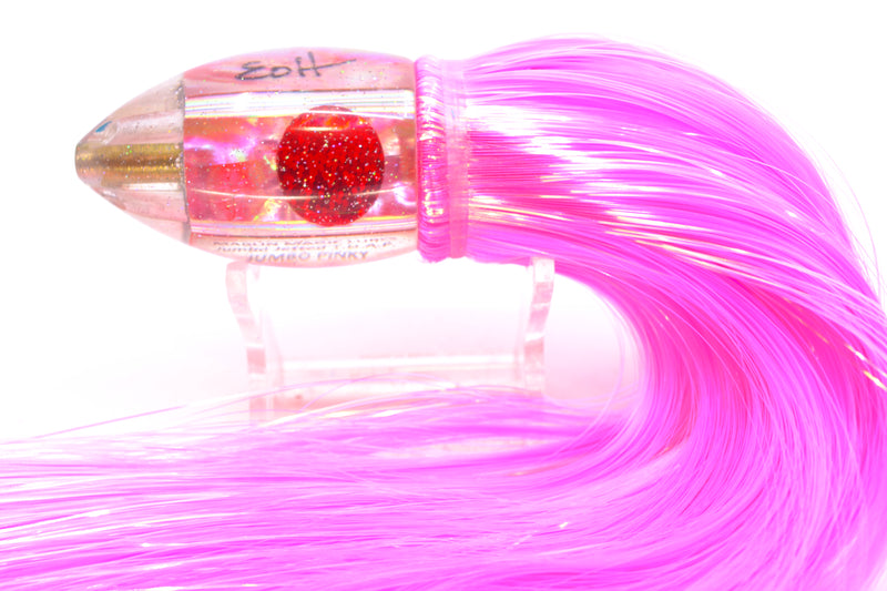 Marlin Magic Pink Awabi Jumbo Jetted Teardrop AP Bullet 9" 5.2oz Strobez Pink/White GZE