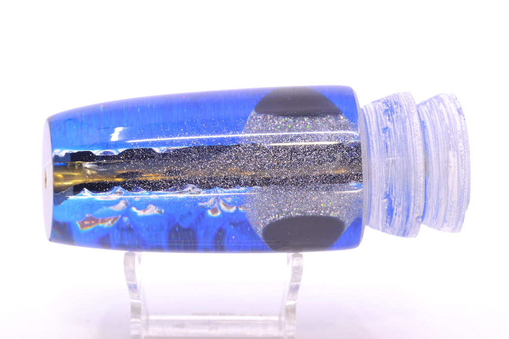 Coggin Lures Blue-Purple Dichro Blue Back Black-Holo Eyes #1 Copycat Plunger 14" 7oz