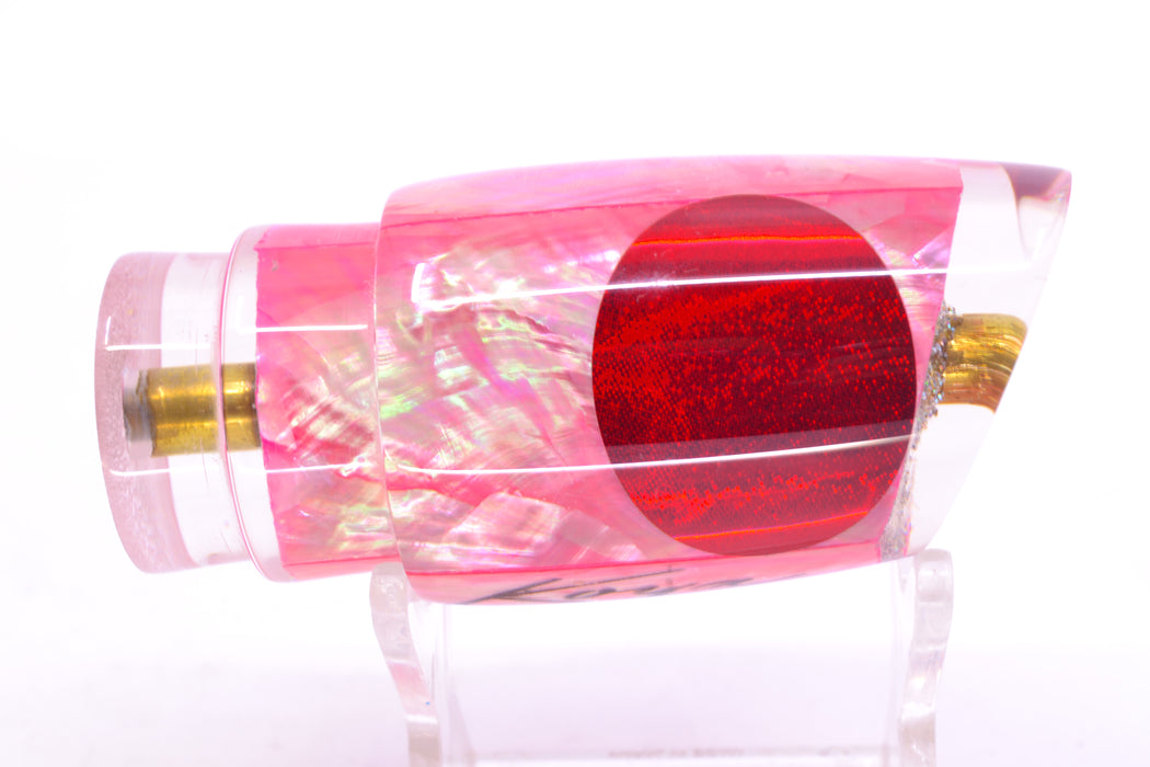 Koya Lures Pink MOP Red Eyes Small Poi Dog 10" 3oz