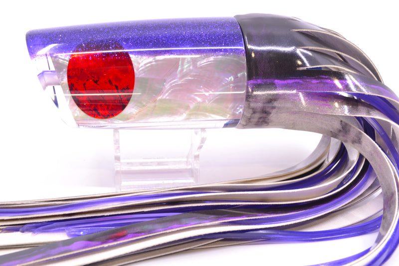 TANTRUM Lures White MOP Purple Back Red Eyes XXL Kaboom 16" 16oz FT Vinyl Purple Drip