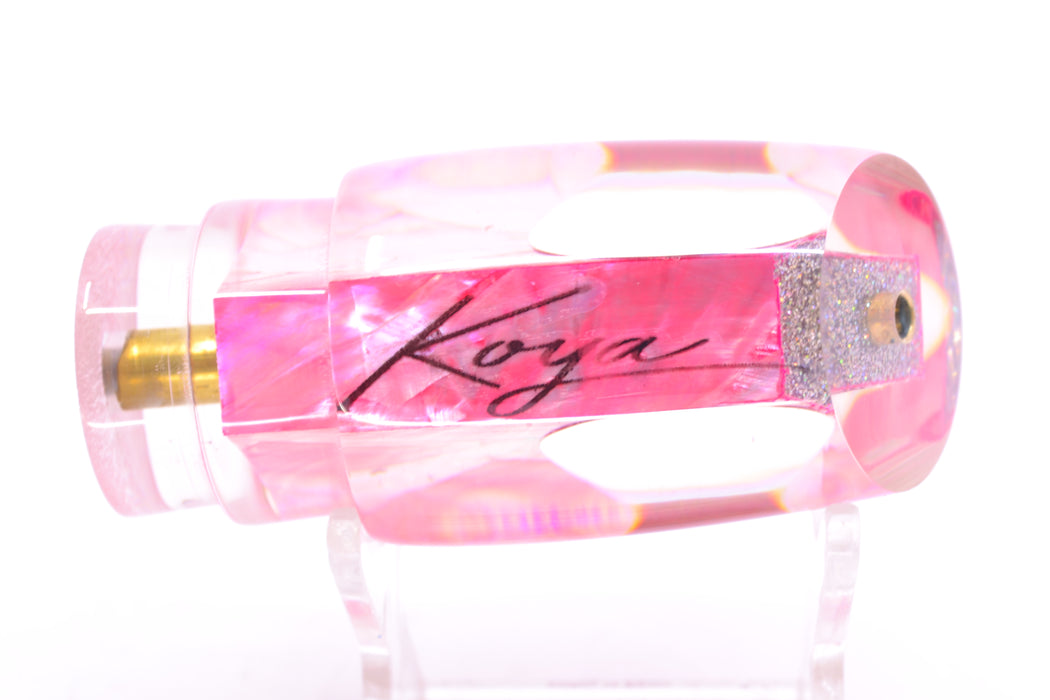 Koya Lures Pink MOP Red Eyes Small Poi Dog 10" 3oz