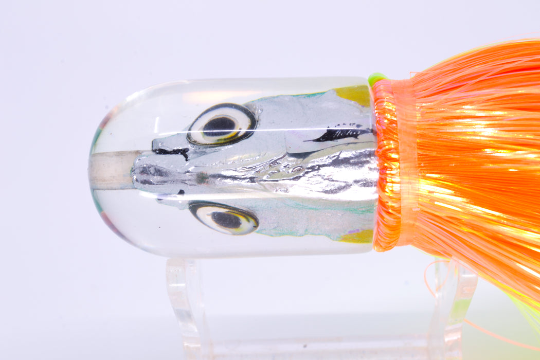 Aloha Lures Green Back Yellow Fins Magic Malolo 9" 4oz Strobez Guacamaya