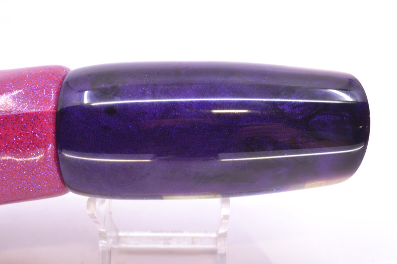 Bomboy Lures Purple Rainbow Scale Purple Back Doll Eyes Supernutt 14" 9.5oz Vinyl