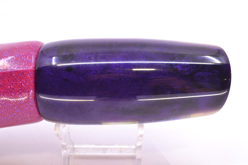 Bomboy Lures Purple Rainbow Scale Purple Back Doll Eyes Supernutt 14" 9.5oz Vinyl