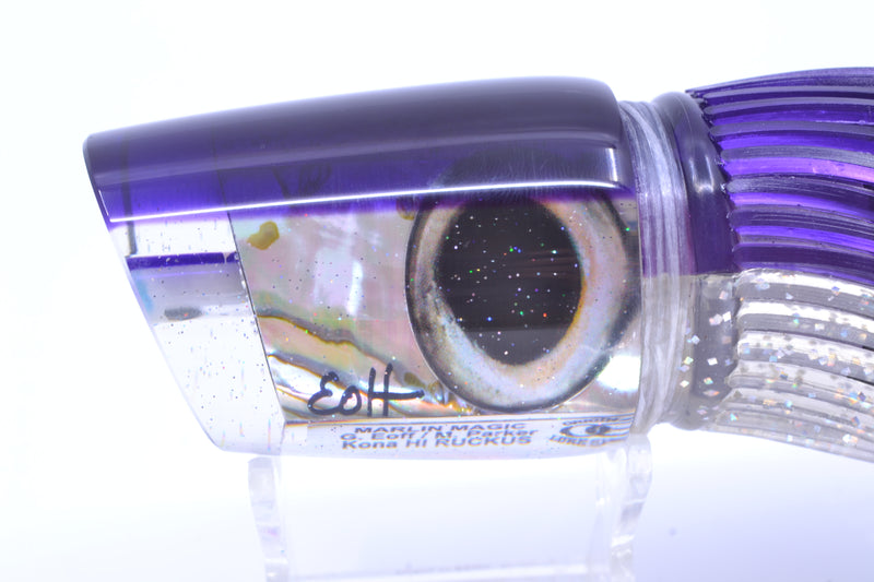 Marlin Magic/GMT White Abalone Purple Back Ruckus + D-Flap Teaser Combo GZE