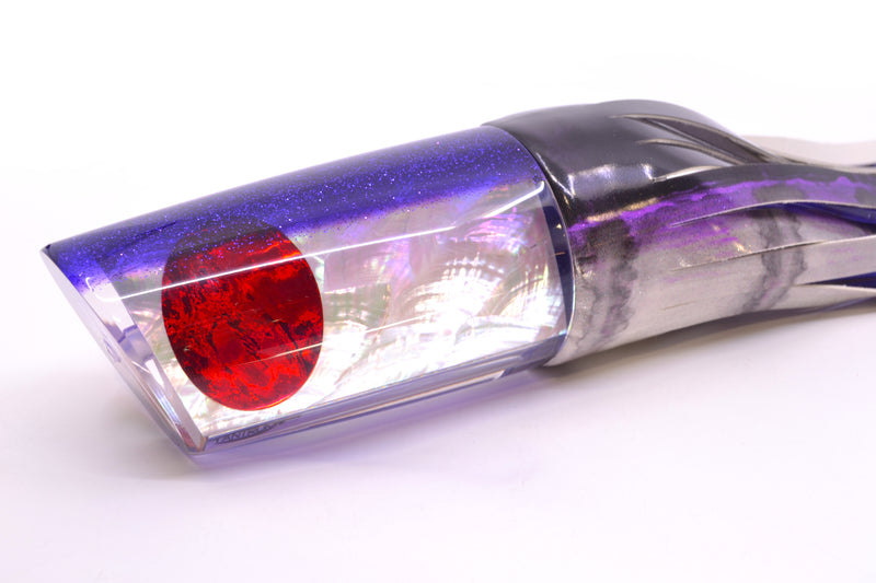 TANTRUM Lures White MOP Purple Back Red Eyes XXL Kaboom 16" 16oz FT Vinyl Purple Drip