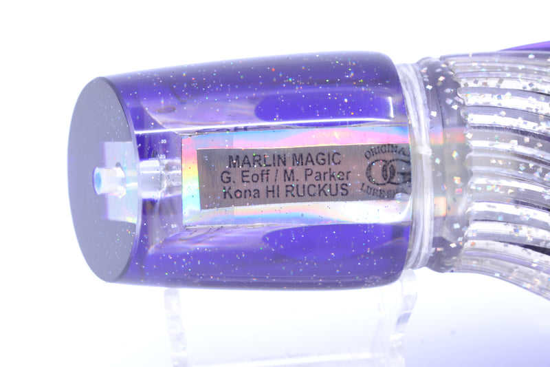 Marlin Magic/GMT White Abalone Purple Back Ruckus + D-Flap Teaser Combo GZE