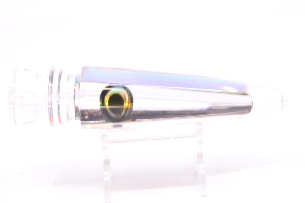 Moyes Lures Clear Mirrored Taxi Eyes Ono Rocket 9" 5oz GZE