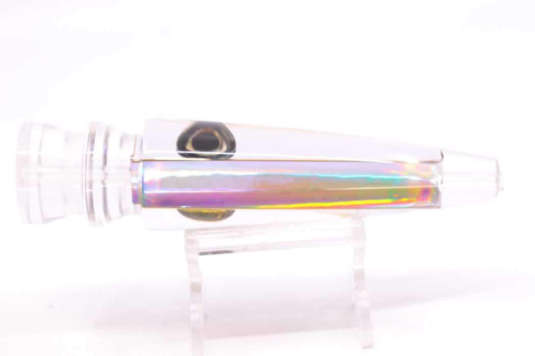 Moyes Lures Clear Mirrored Taxi Eyes Ono Rocket 9" 5oz GZE