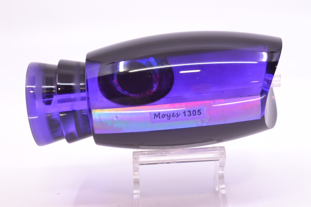 Moyes Lures Purple MOP Black Back Taxi Eyes 1305 16" 12oz GZE