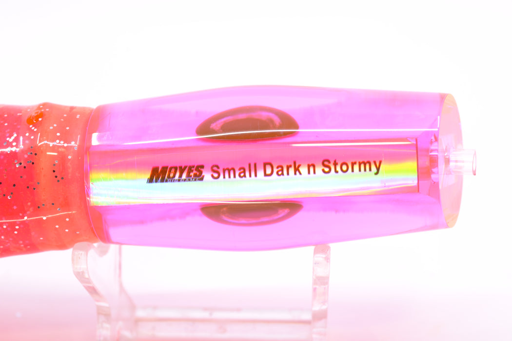 Moyes Lures Pink MOP Small Dark-N-Stormy 9" 4.5oz Skirted Root Beer-Petrolero *SCRATCHED*