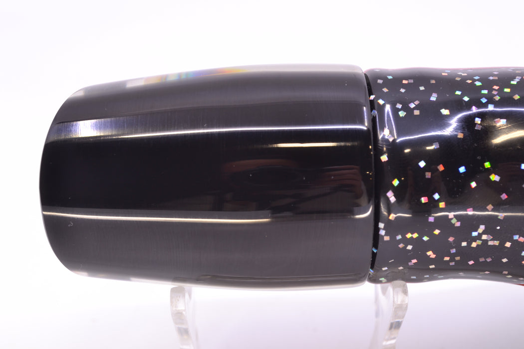 Marlin Magic Blue-Purple Abalone Black Back Red Eyes Ruckus 12" 11oz Skirted Black