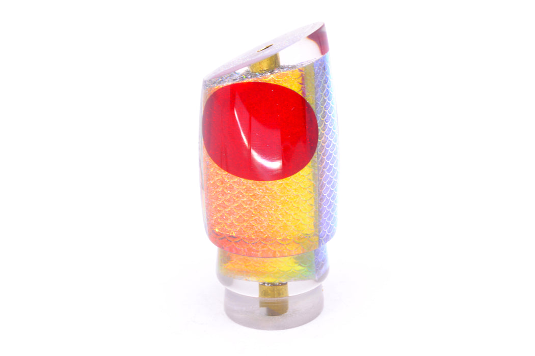 Koya Lures Ice Rainbow Scale Red Eyes Small Poi Dog 10" 3oz