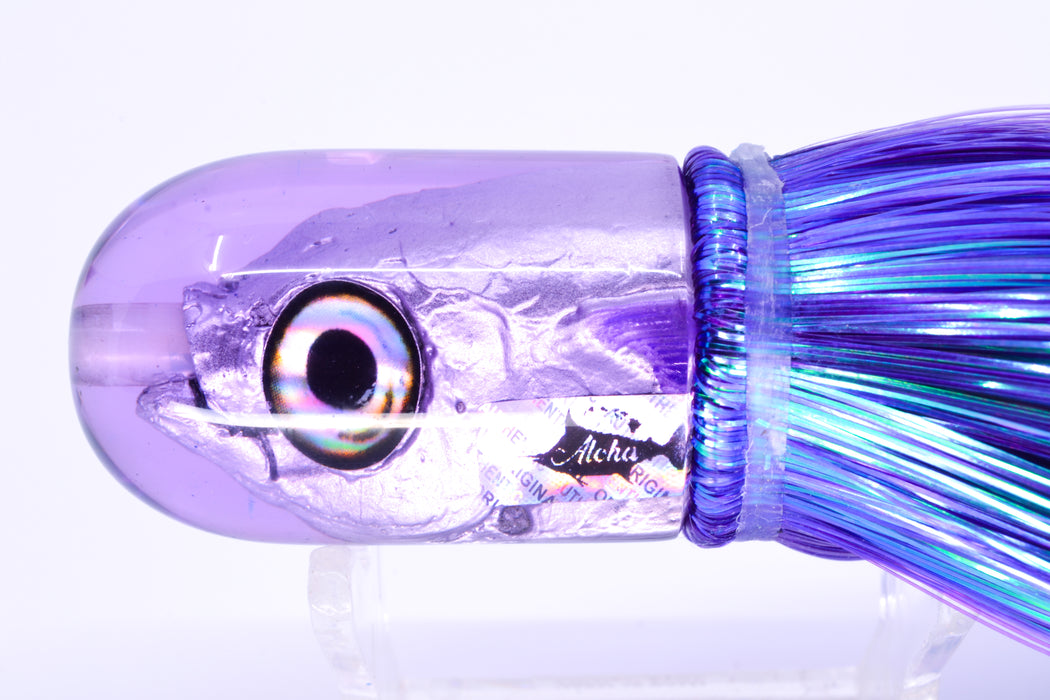 Aloha Lures Purple Magic Malolo 9" 4oz Strobez Purple-White