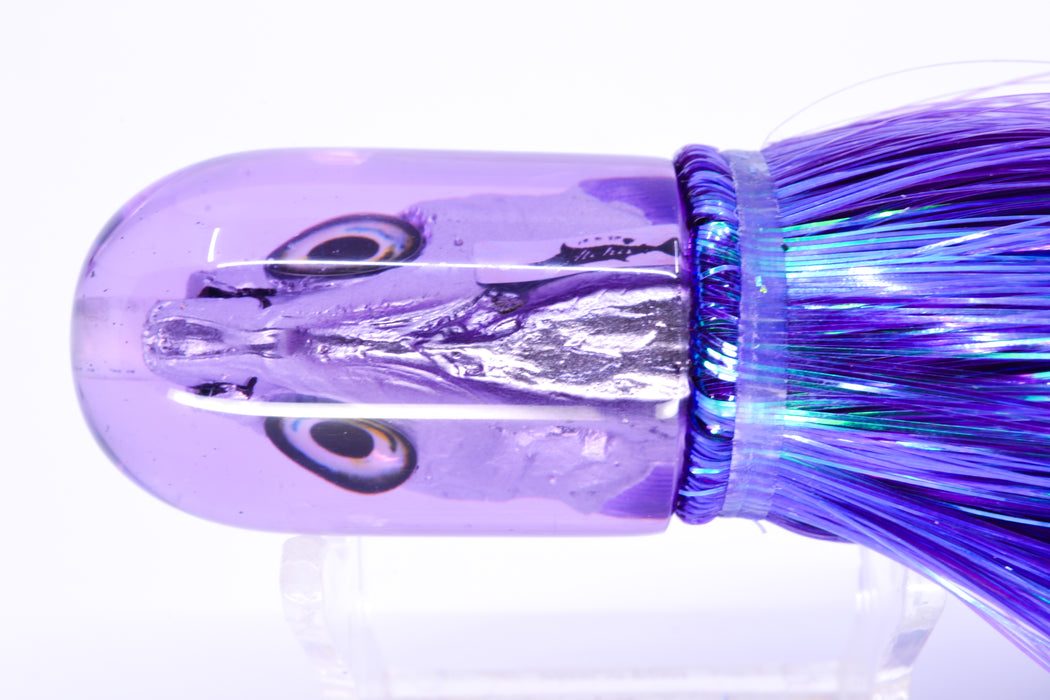 Aloha Lures Purple Magic Malolo 9" 4oz Strobez Purple-White