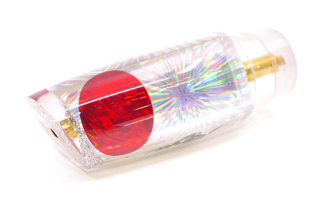 Koya Lures Silver Rainbow Starburst Red Eyes Small 614 10" 5oz GZE