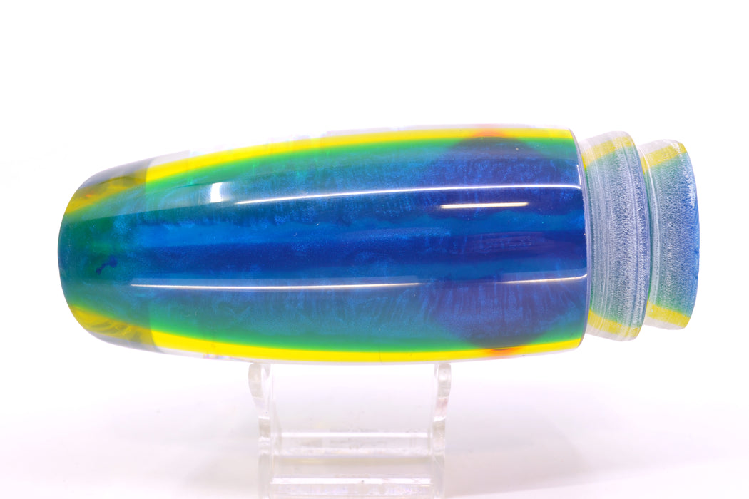 Coggin Lures Ice Dichro Blue-Yellow Back Black-Red Eyes Extreme Copycat Plunger 16" 15oz