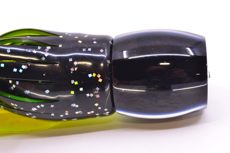 Moyes Lures Black Pearl Black Back Small Secret 9" 3oz Skirted Magic Johnson