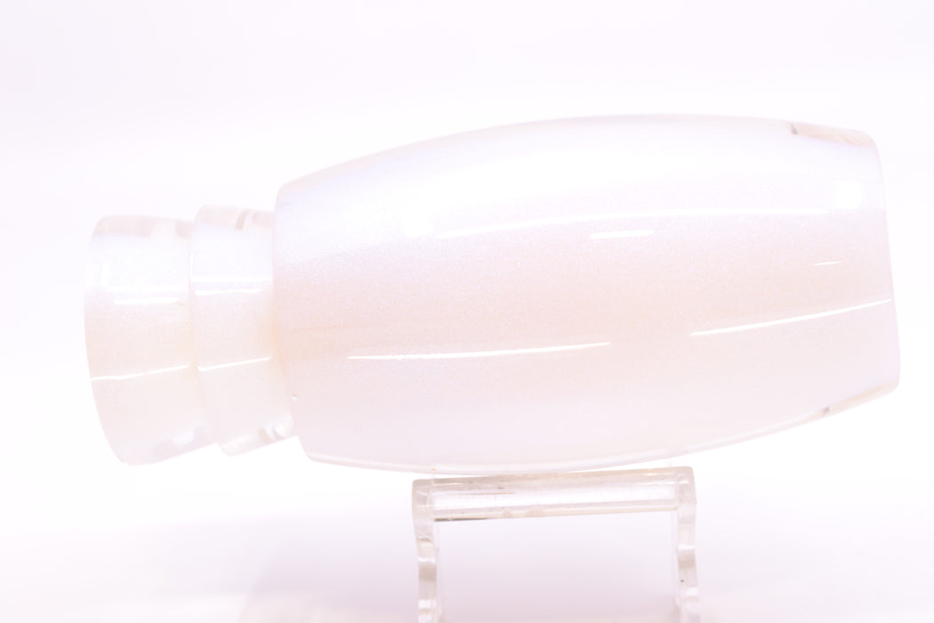 Moyes Lures White Angel Wing MOP White Back Taxi Eyes 1305 16" 12oz GZE