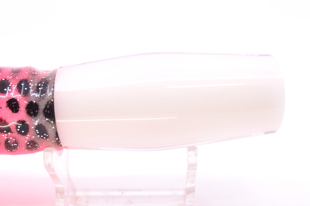 Moyes Lures White MOP White Back Small Dark-N-Stormy 9" 4.5oz Skirted *SCRATCHED*