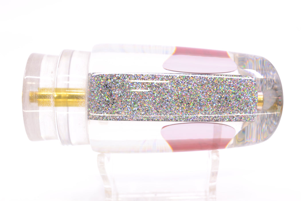 Koya Lures Silver Rainbow Starburst Red Eyes Straight Runner 12" 5.8oz GZE