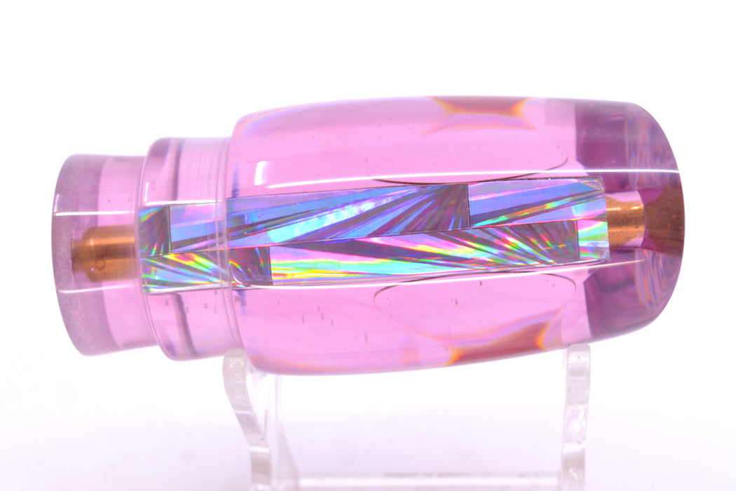 Koya Lures Purple Rainbow Starburst Red Eyes Small Poi Dog 10" 3oz