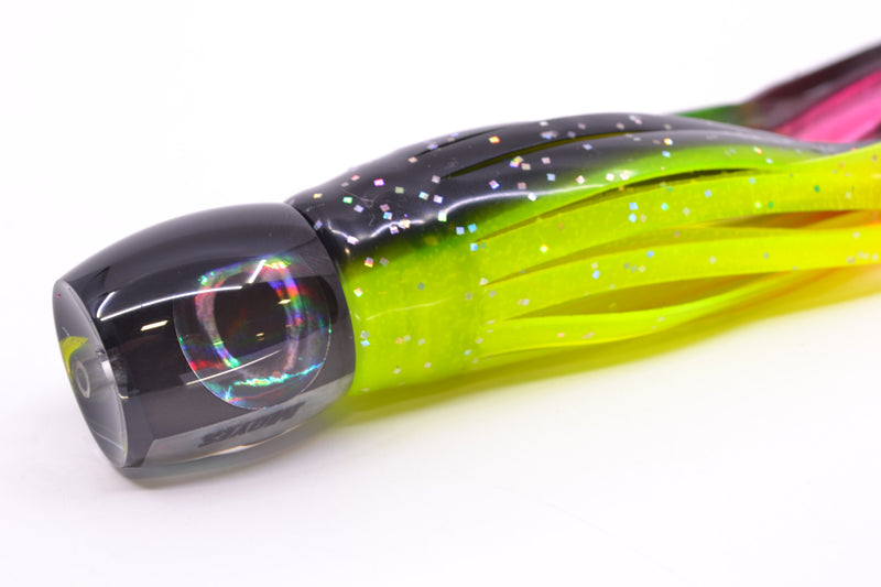 Moyes Lures Black Pearl Black Back Small Secret 9" 3oz Skirted Magic Johnson