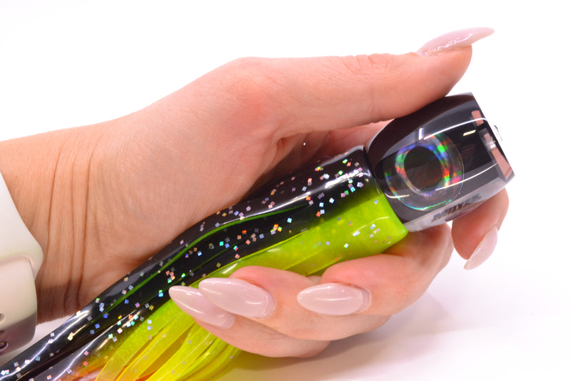 Moyes Lures Black Pearl Black Back Small Secret 9" 3oz Skirted Magic Johnson