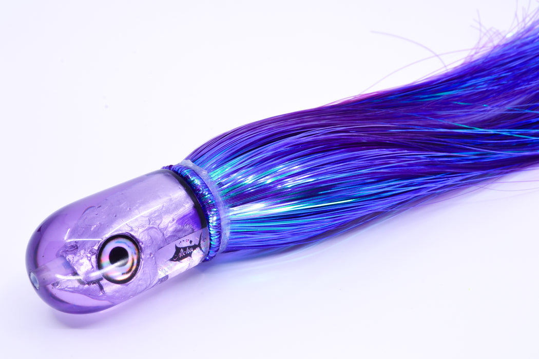 Aloha Lures Purple Magic Malolo 9" 4oz Strobez Purple-White
