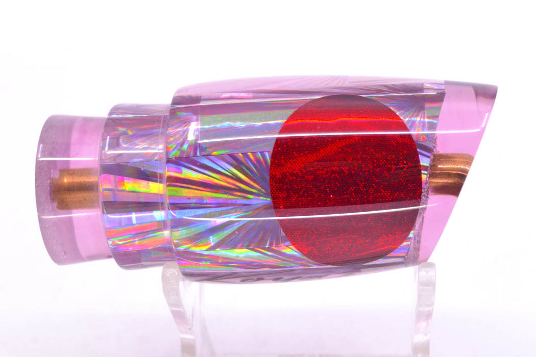 Koya Lures Purple Rainbow Starburst Red Eyes Small Poi Dog 10" 3oz