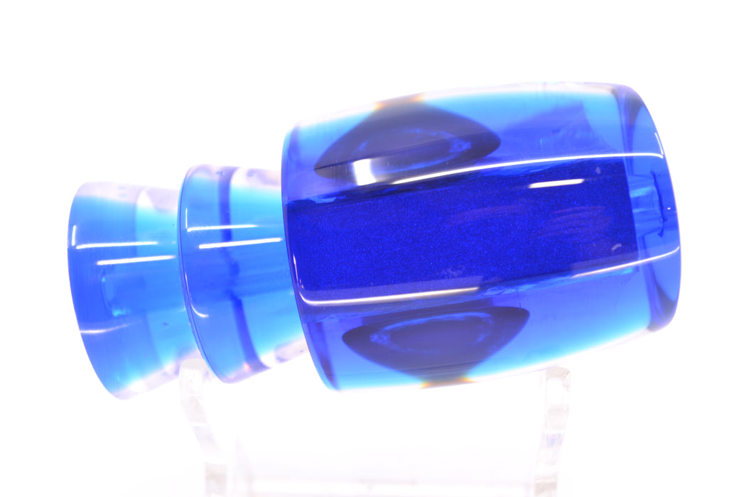 Moyes Lures Pink-Blue Dichro Blue Back Taxi Eyes Medium J-Boy 12" 4oz
