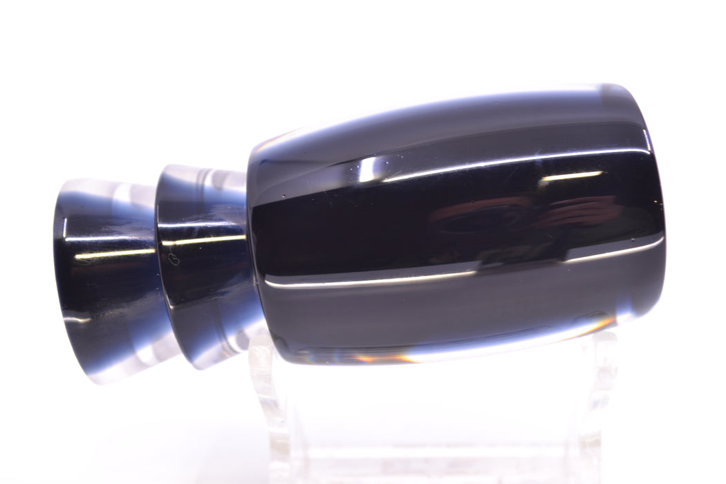 Moyes Lures Green-Blue Oil Slick Black Back Taxi Eyes Boogeyman 12" 4oz