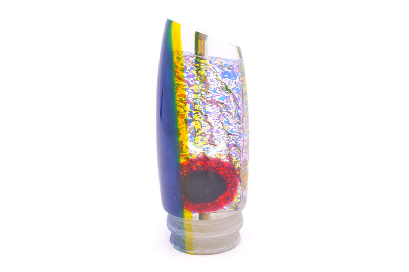 Coggin Lures Ice Dichro Blue-Yellow Back Black-Red Eyes Extreme Copycat Plunger 16" 15oz