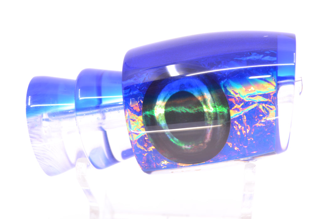 Moyes Lures Pink-Blue Dichro Blue Back Taxi Eyes Medium J-Boy 12" 4oz