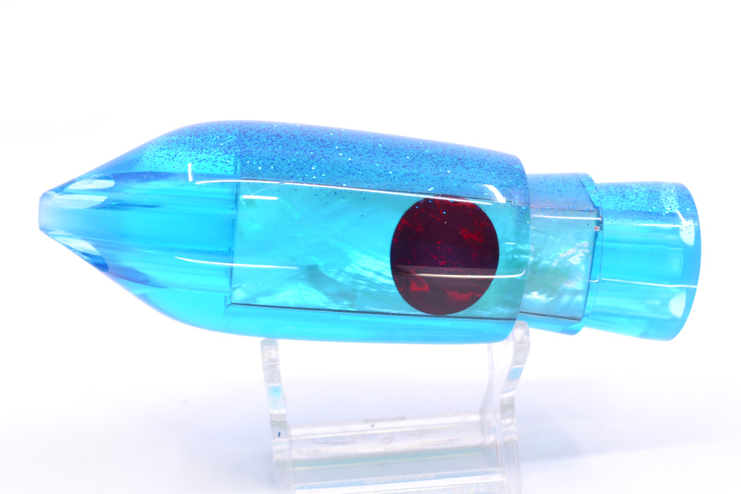 TANTRUM Lures Ice Blue MOP Blue Glitter Back Red Eyes Large JetPack Bullet 12" 8.2oz GZE