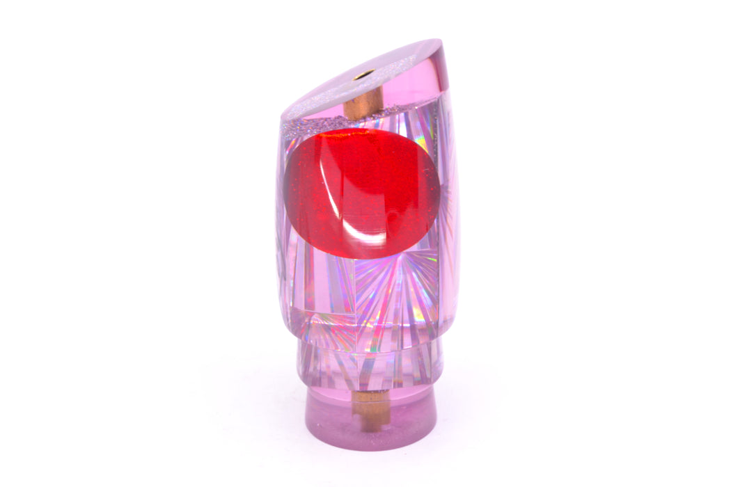 Koya Lures Purple Rainbow Starburst Red Eyes Small Poi Dog 10" 3oz