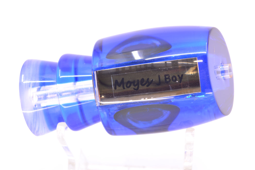 Moyes Lures Pink-Blue Dichro Blue Back Taxi Eyes Medium J-Boy 12" 4oz