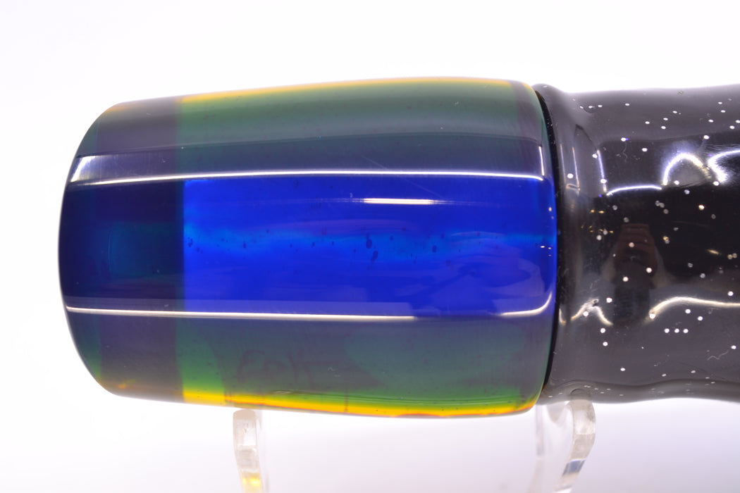 Marlin Magic Yellow Awabi Blue Back Red Eyes Ruckus 12" 11oz Skirted Black-Blue/Yellow