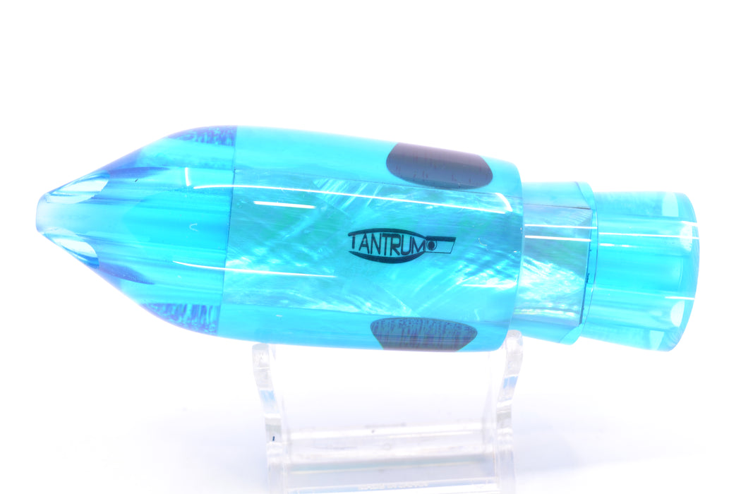 TANTRUM Lures Ice Blue MOP Blue Glitter Back Red Eyes Large JetPack Bullet 12" 8.2oz GZE