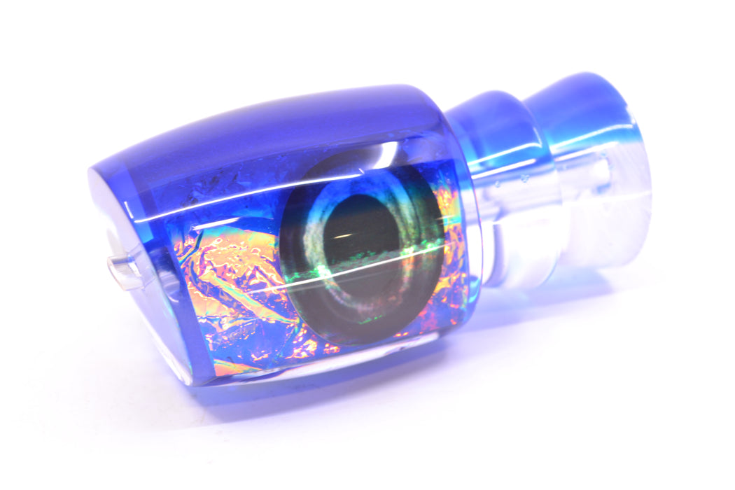 Moyes Lures Pink-Blue Dichro Blue Back Taxi Eyes Medium J-Boy 12" 4oz