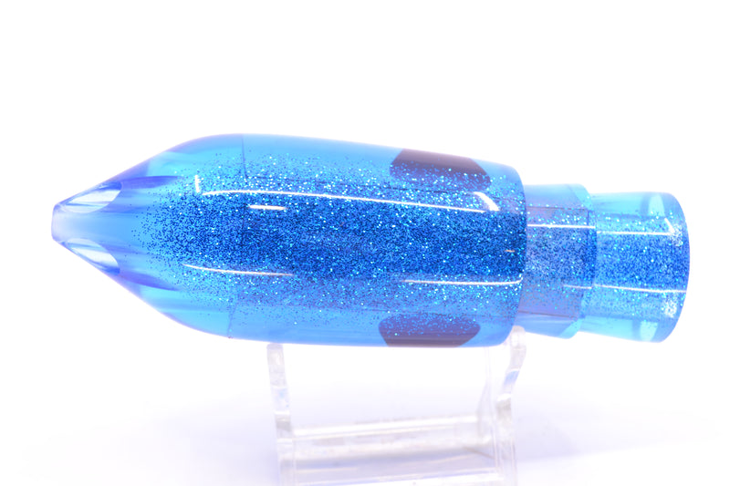 TANTRUM Lures Blue MOP Blue Glitter Back Red Eyes Large JetPack Bullet 12" 8.2oz
