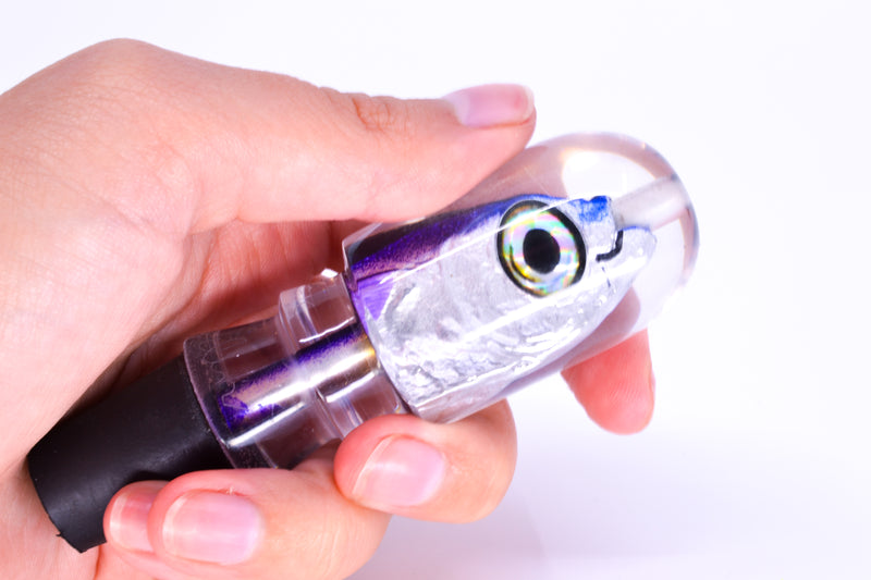 Aloha Lures Black-Purple/Blue Back Purple Fins Magic Malolo 9" 3oz