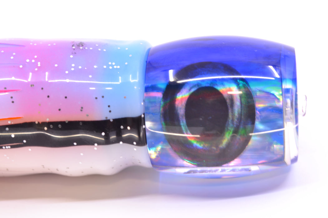 Moyes Lures Ice Blue Awabi Blue Back Taxi Eyes Small Secret 9" 3oz Skirted Gay Bob