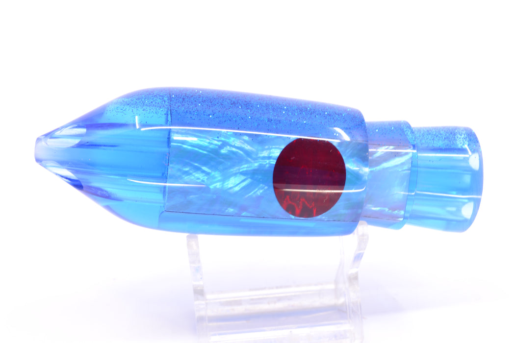 TANTRUM Lures Blue MOP Blue Glitter Back Red Eyes Large JetPack Bullet 12" 8.2oz GZE
